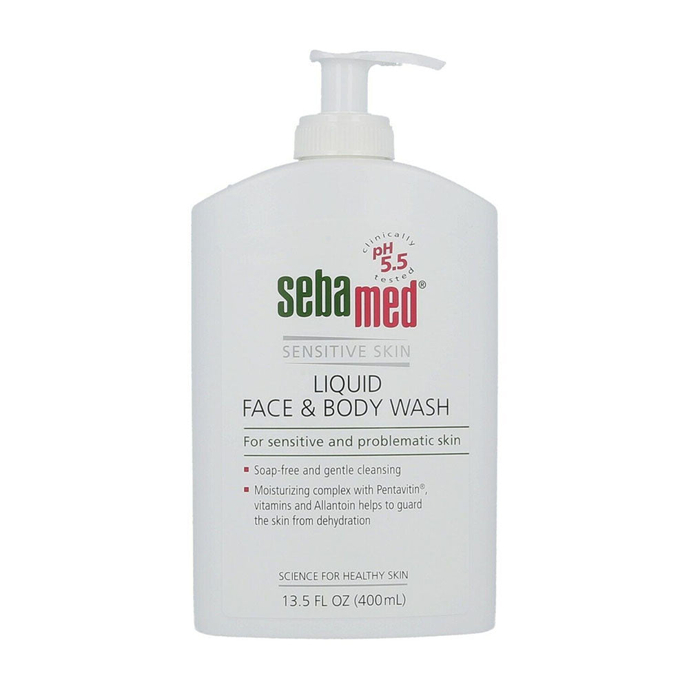 Sebamed Face And Body Wash Liquid, For Sensitive Skin, 13.5 Oz